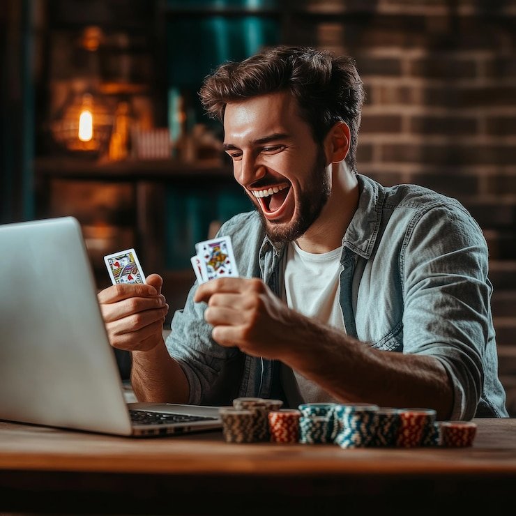 Antarmuka dashboard dengan pilihan permainan sepak bola dan casino